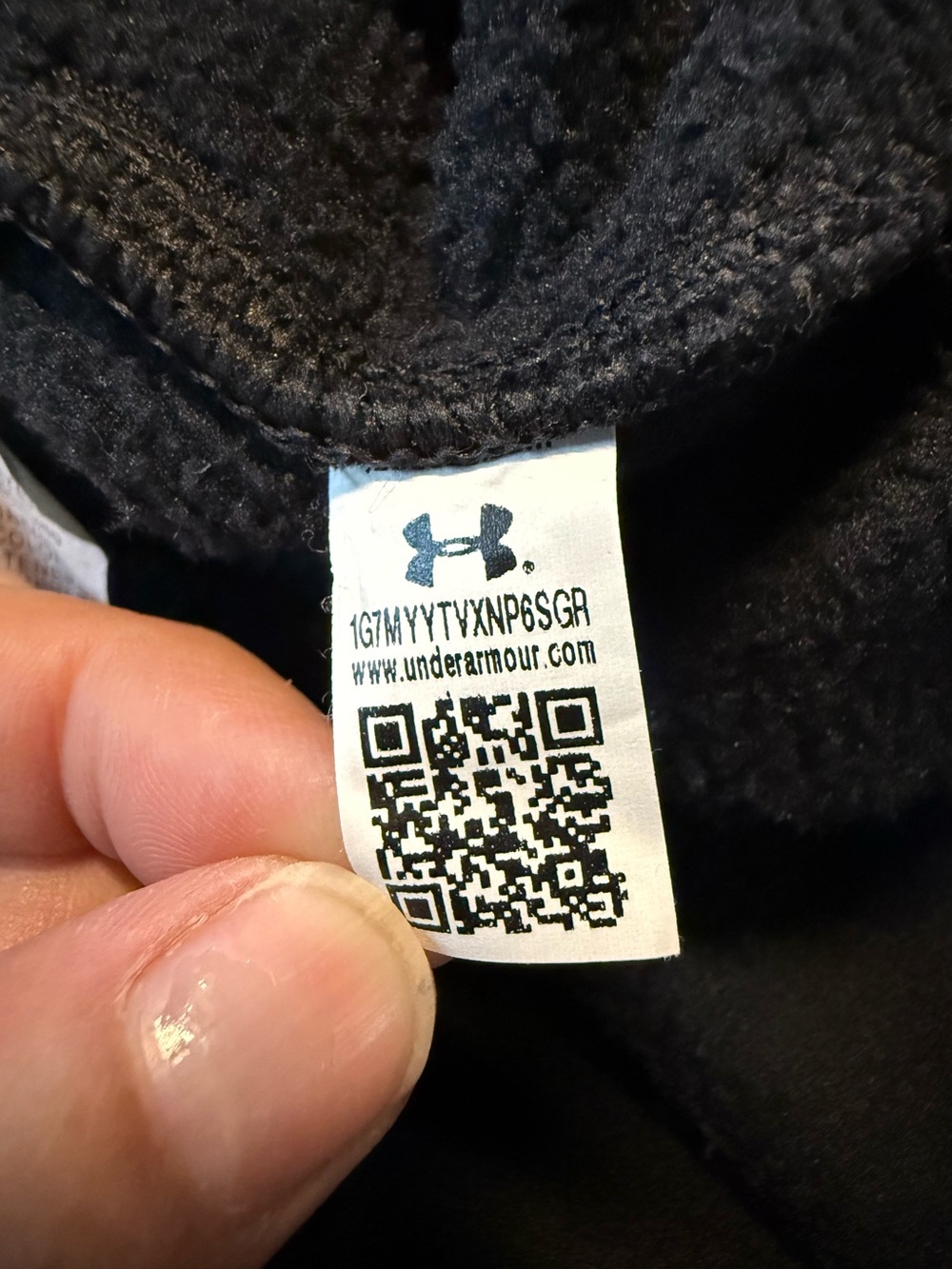 Under Armour Black Kids' Hoodie with Logo Large - Picture 9 of 9